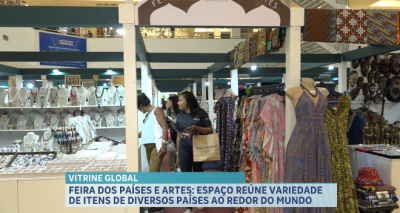 Feira dos países e artes reúne variedades de itens diversos países