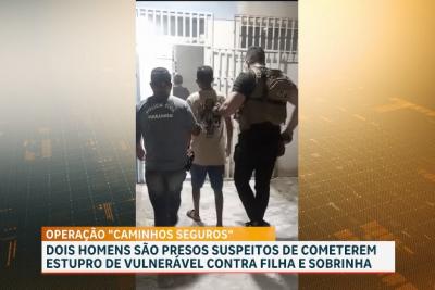 Presos irmãos investigados por estupro contra filha e sobrinha em Arari