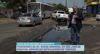 Moradores da Av. Nossa Senhora em São José de Ribamar relatam dificuldades no tráfego