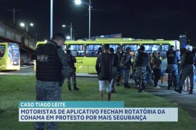 Motoristas de aplicativos fazem protesto por mais segurança em São Luís