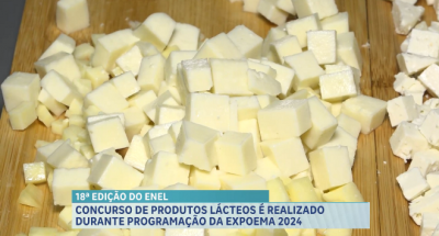 Concurso de produtos lácteos é realizado durante programação da Expoema de 2024