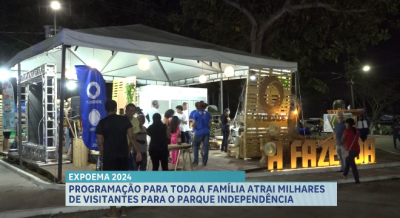 Programação para toda família atrai milhares de visitantes na Expoema