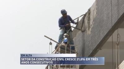 Setor da construção civil cresce 20,6% em três anos consecutivos