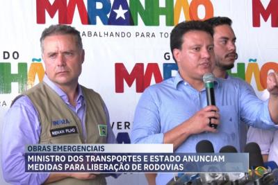 Governo anuncia medidas emergenciais para estradas danificadas pelas chuvas no MA