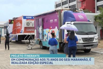 SESI Maranhão comemora 75 anos com edição especial do projeto SESI Itinerante