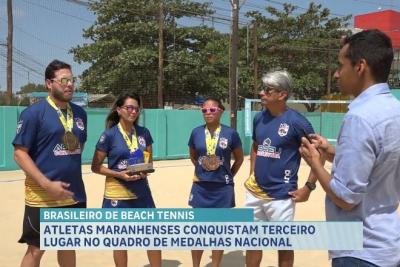 Maranhenses conquistam 3º lugar no Campeonato Brasileiro de Beach Tennis