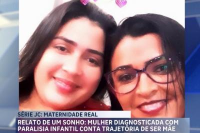 Série JC: mulher diagnosticada com paralisia infantil conta trajetória de ser mãe