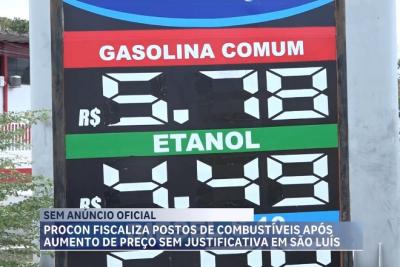 Procon notifica postos por aumento no preço da gasolina sem justificativa