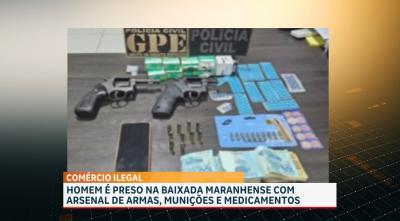 Operação apreende armas de fogo e medicamentos vendidos sem registro da Anvisa