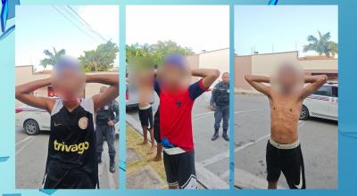 PM prende suspeito de assalto na Avenida Litorânea; menores são apreendidos