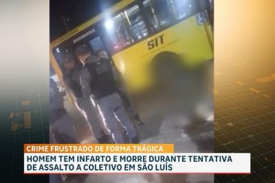 Suspeito de assalto a ônibus morre após passar mal durante abordagem policial em São Luís