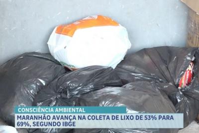 Maranhão avança na coleta de lixo, passando de 53% para 69%