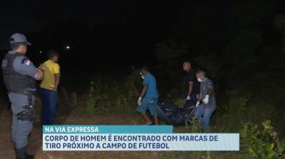 Homem é encontrado morto na Via Expressa; corpo apresentava perfurações por arma de fogo