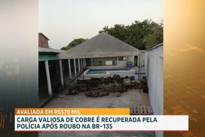 Polícia recupera mais de 10 toneladas de cobre roubado em São Luís