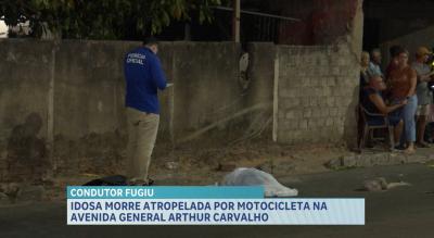 Idosa de 68 anos morre atropelada ao tentar atravessar Av. General Arthur Carvalho