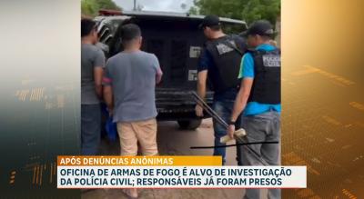 Polícia apreende duas armas de fogo no interior do MA; dois suspeitos foram presos