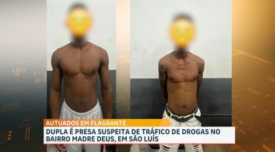 Polícia conduz dupla por suspeita de tráfico de drogas na Madre Deus