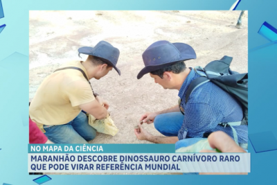 Expedição internacional no Maranhão desvenda fóssil de dinossauro raro