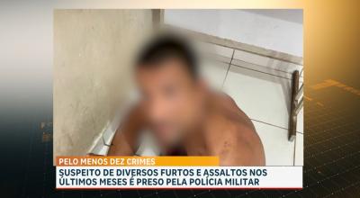 Polícia Militar prende suspeito de arrombamento e furtos na Grande São Luís