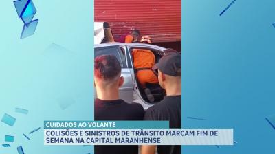 Fim de semana foi marcado por diversos sinistros de trânsito na capital
