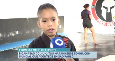 Maranhense de 10 anos é destaque no Jiu-jitsu e sonha com Mundial em São Paulo