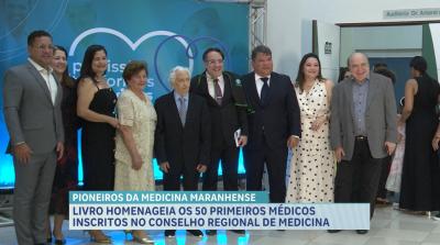 CRM-MA lança livro em homenagem aos 50 primeiros médicos inscritos no conselho