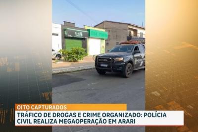 Operação combate ao tráfico de drogas e crime organizado em Arari, no MA