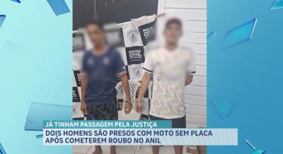 Dupla é presa após perseguição policial no bairro Areinha, em São Luís