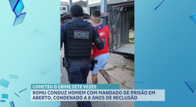 ROMU conduz foragido da Justiça por roubo qualificado em São Luís