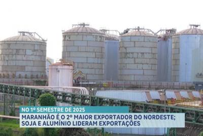 Maranhão registra saldo positivo de US$ 495 milhões na balança comercial no primeiro semestre de 2025
