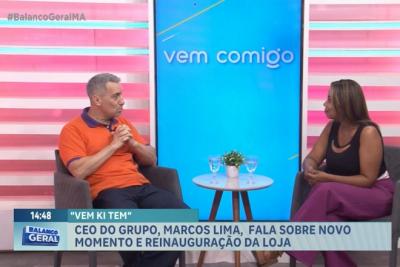 Vem Comigo: Marcos Lima fala sobre reinauguração da Vem Ki Tem e Daniel Duarte anima com forró