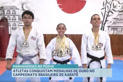 Atletas maranhenses conquistam seis ouros no Campeonato Brasileiro de Karatê
