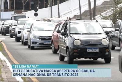 Blitz educativa marca abertura da Semana Nacional de Trânsito em São Luís