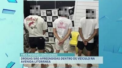 Polícia Rodoviária apreende drogas e dinheiro durante abordagem na Litorânea