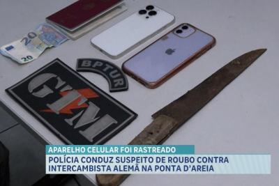 PM conduz suspeito de agredir e assaltar estudante alemã em São Luís