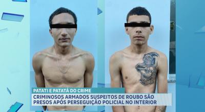 Dupla é presa por suspeita de diversos roubos no interior do MA