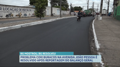 BG resolveu: problema com buracos é resolvido após reportagem do Balanço Geral