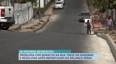 Problema com buracos é resolvido na Rua Treze Do Engenho, em São Luís