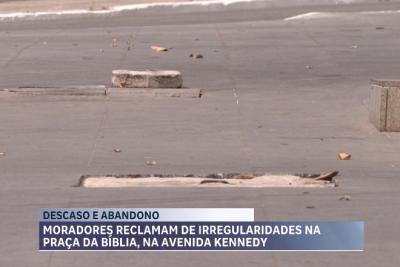 Praça da Bíblia no Centro de São Luís enfrenta problemas de manutenção