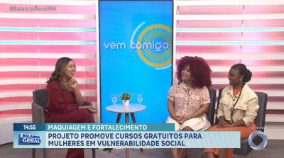 Vem Comigo: projeto oferece cursos gratuitos para mulheres em vulnerabilidade social