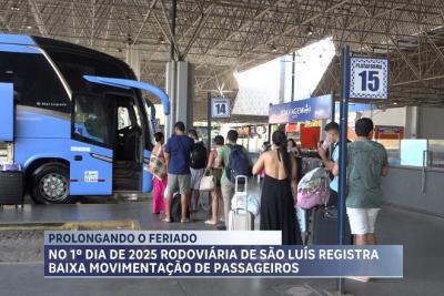 Rodoviária de São Luís inicia movimento de retorno no feriado de Ano Novo