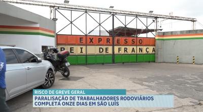 Greve dos rodoviários completa onze dias nesta segunda-feira (24), em São Luís