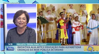 Projeto Ópera Para Todos une arte e educação para alfabetizar crianças da rede pública de ensino
