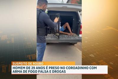 Homem é preso por suspeita de cometer uma série de assaltos no bairro Coroadinho
